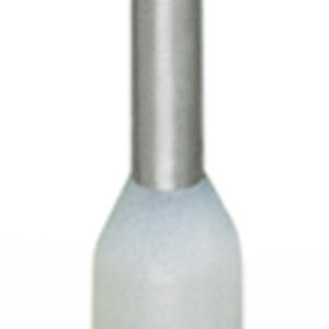 216-201 con terminales; Manguito para 0,5 mm²; con camisa de plástico; cincado galvanizado; Cobre electrolítico; según DIN 46228, parte 4/09.90; blanco
